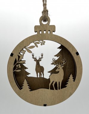 Juleornament Skogsdyr 2