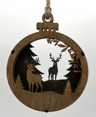 Juleornament Skogsdyr 1