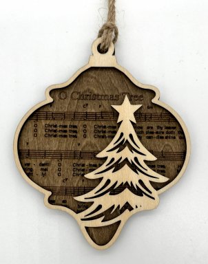 Ornament O Christmas Tree Mørk