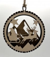Juleornament Slede