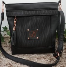 Crossbody Veske Svart - Stor