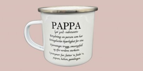Emaljekopp "Pappa"