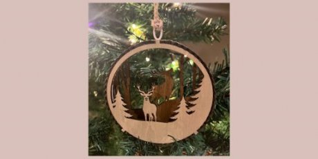 Juleornament skogsdyr 4