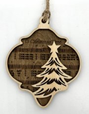 Ornament O Christmas Tree Mørk
