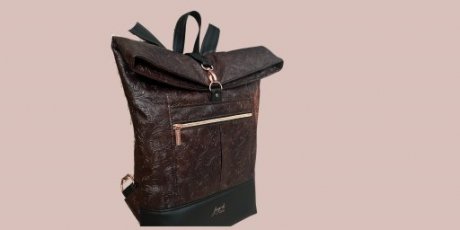 Range Ryggsekk Brunpreget / Rosegull