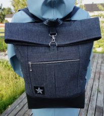 Range Ryggsekk Jeans / Sølv