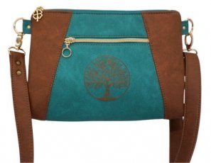 Sunshine-veske Brun/Petrol