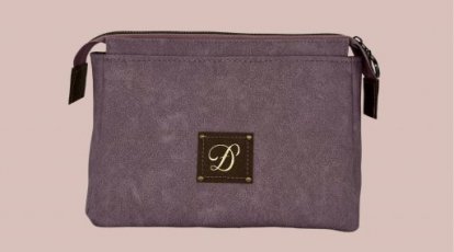 Toalettmappe Dark Lila - Medium